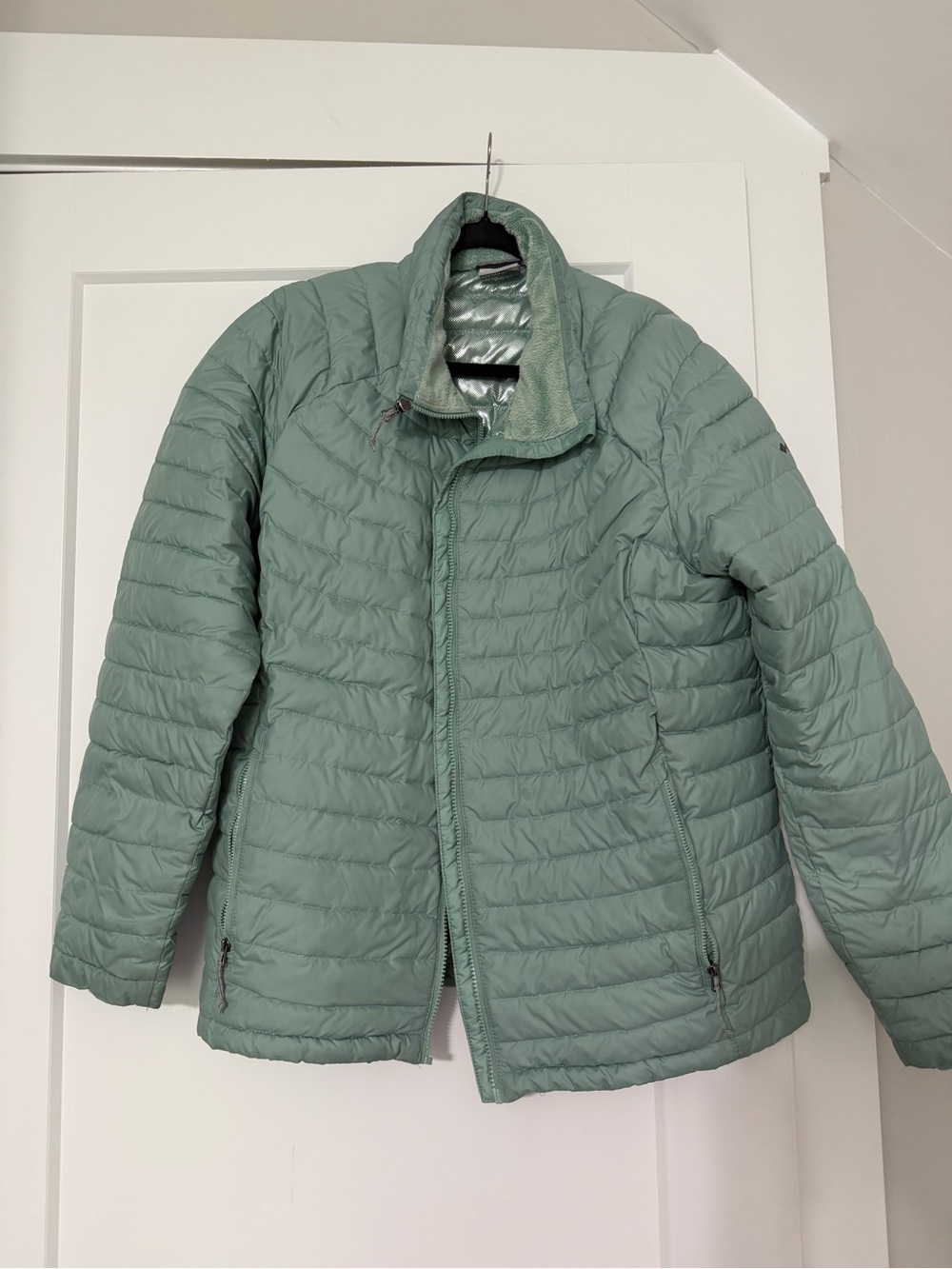 Columbia Sage Green Fleece-Lined Jacket